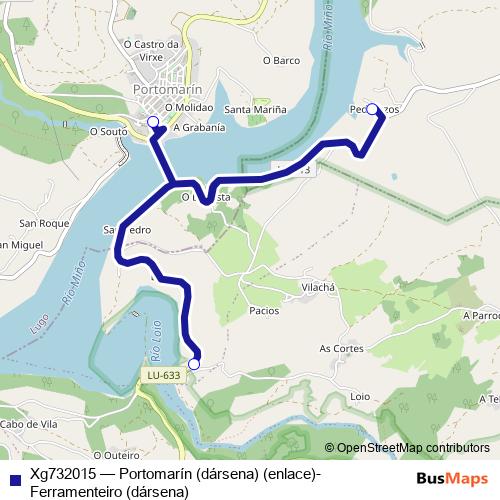 Xg732015 bus Line Map
