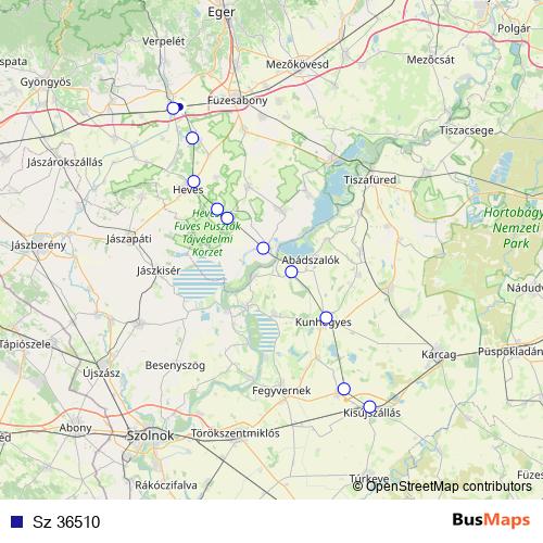 Sz 36510 rail Line Map