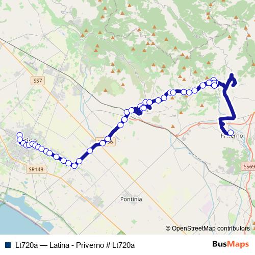 Lt720a bus Line Map