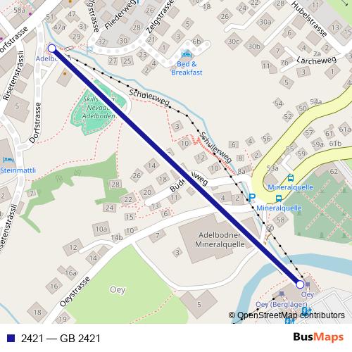 2421 cable-car Line Map