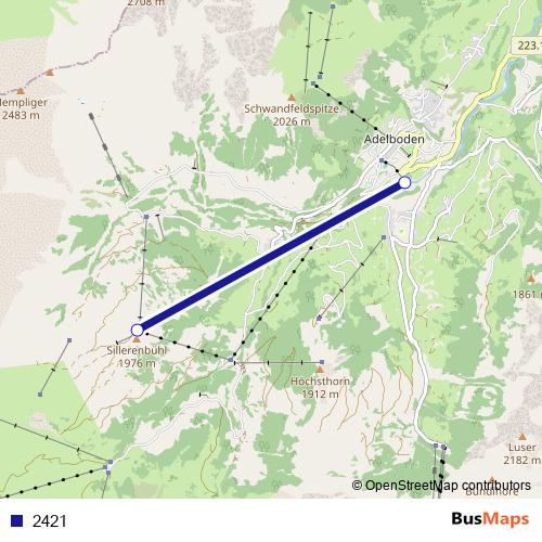 2421 cable-car Line Map