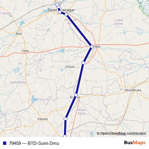 79459 rail Line Map