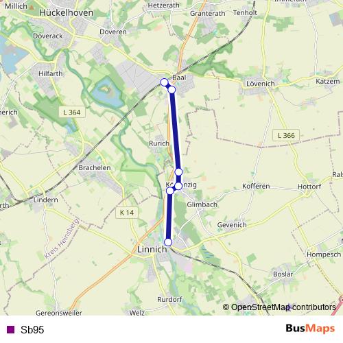 Sb95 monorail Line Map