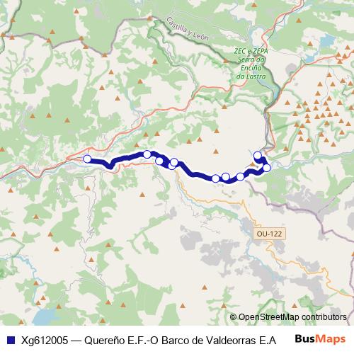 Xg612005 bus Line Map
