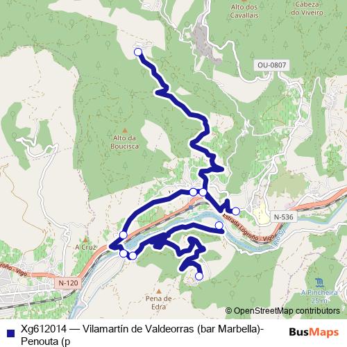 Xg612014 bus Line Map