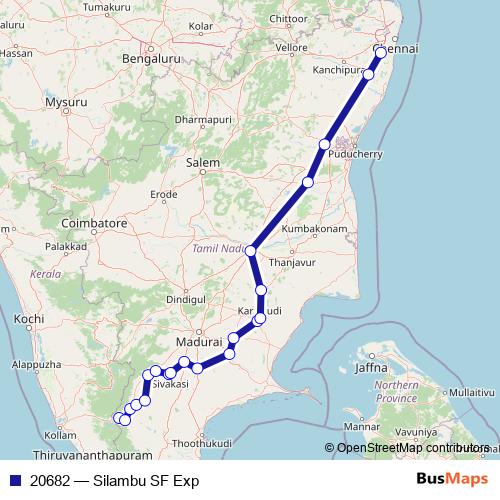 20682 rail Line Map