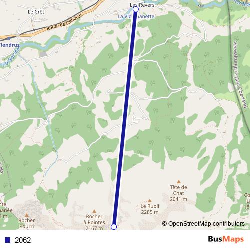 2062 cable-car Line Map