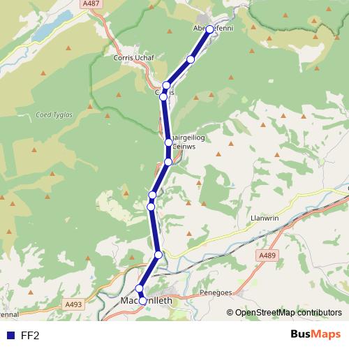 FF2 bus Line Map