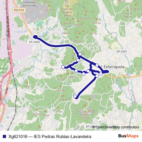 Xg621016 bus Line Map
