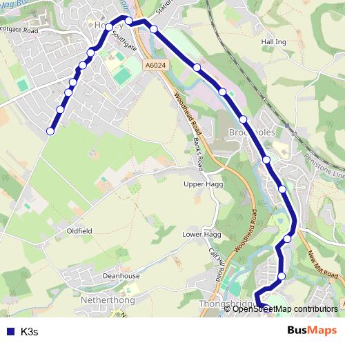 K3s bus Line Map