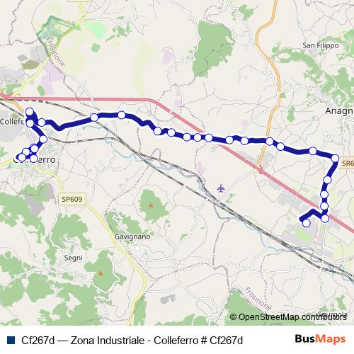 Cf267d bus Line Map
