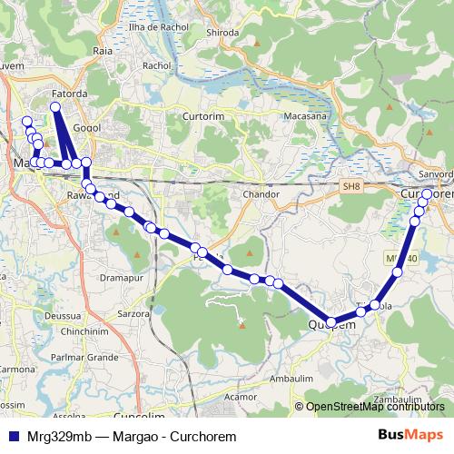 Mrg329mb bus Line Map