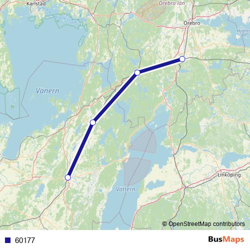 60177 bus Line Map