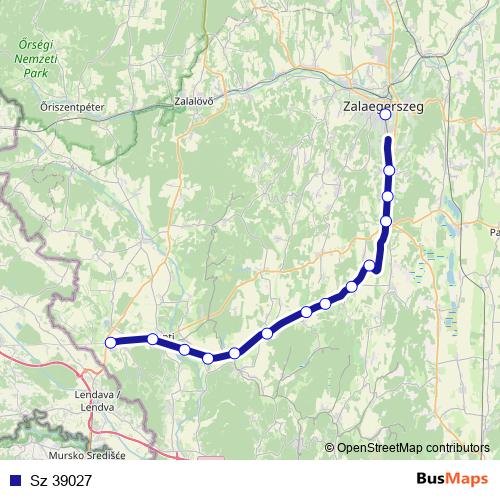 Sz 39027 rail Line Map