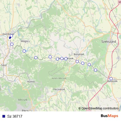 Sz 38717 rail Line Map