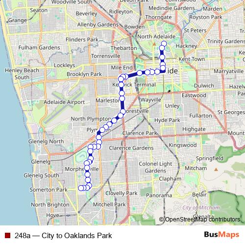 248a bus Line Map