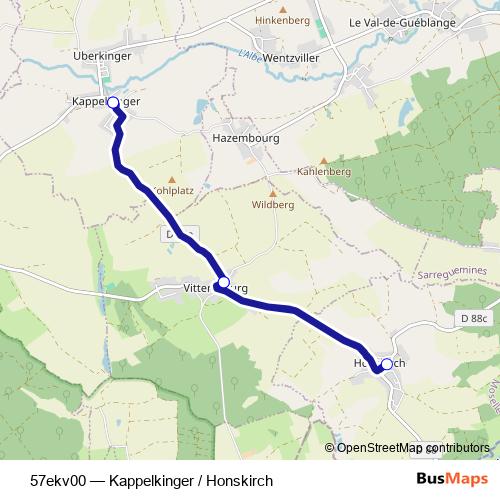 57ekv00 bus Line Map