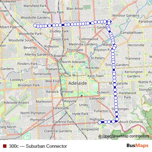 300c bus Line Map