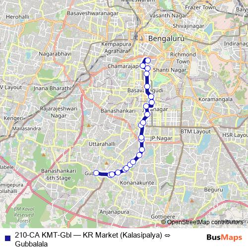 210-CA KMT-Gbl bus Line Map