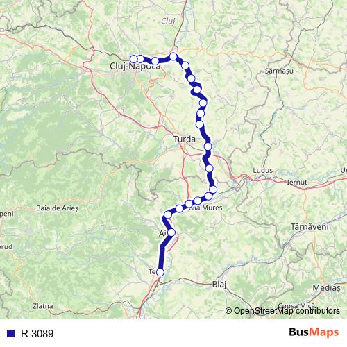 R 3089 rail Line Map