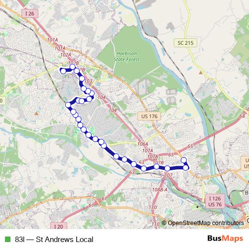 83l bus Line Map