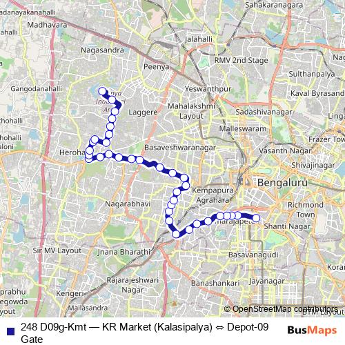 248 D09g-Kmt bus Line Map