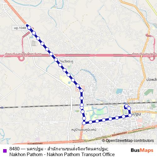 8480 bus Line Map