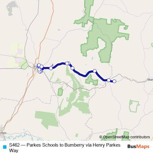 S462 bus Line Map