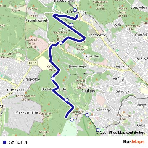 Sz 30114 rail Line Map