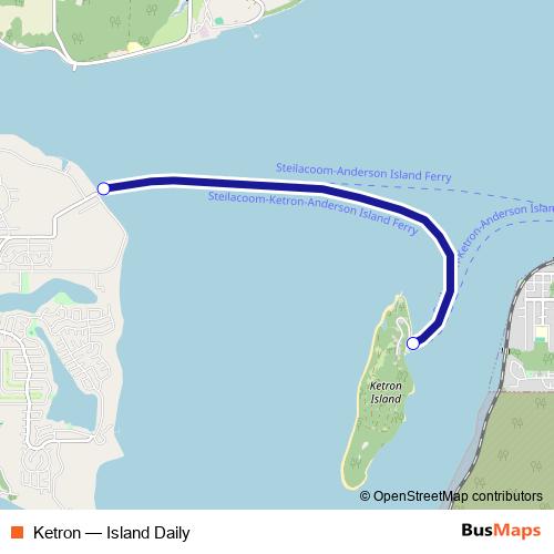 Ketron ferry Line Map