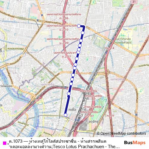 ต.1073 bus Line Map