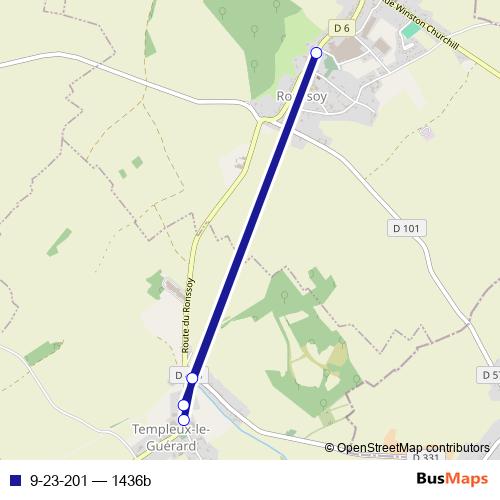 9-23-201 bus Line Map