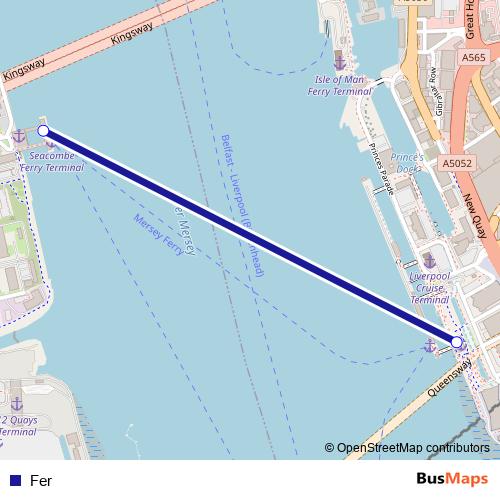Fer ferry Line Map