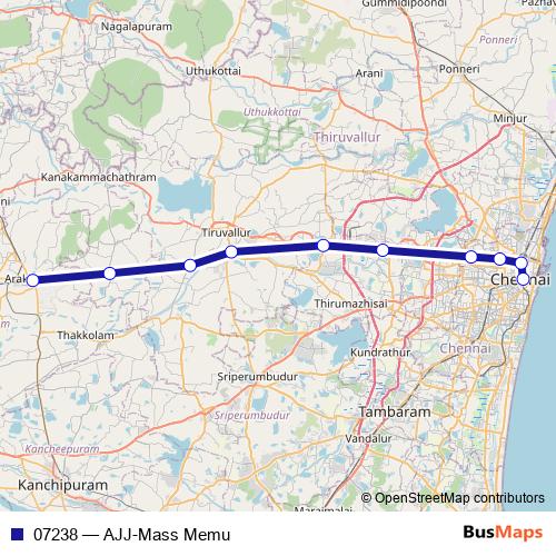 07238 rail Line Map