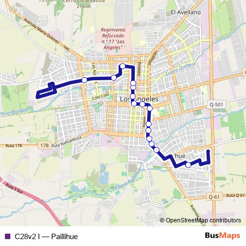C28v2 I bus Line Map