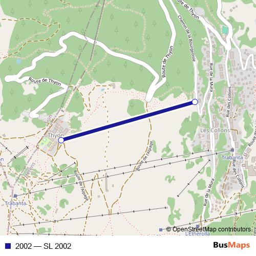 2002 cable-car Line Map