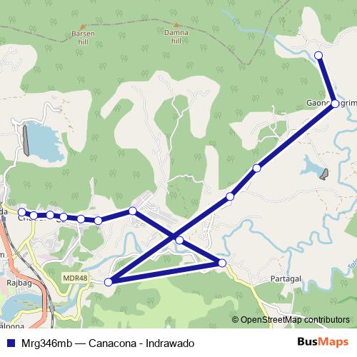 Mrg346mb bus Line Map