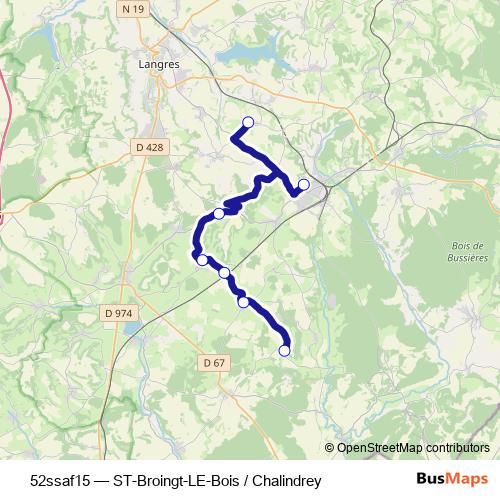52ssaf15 bus Line Map