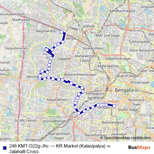 248 KMT-D22g-Jhc bus Line Map