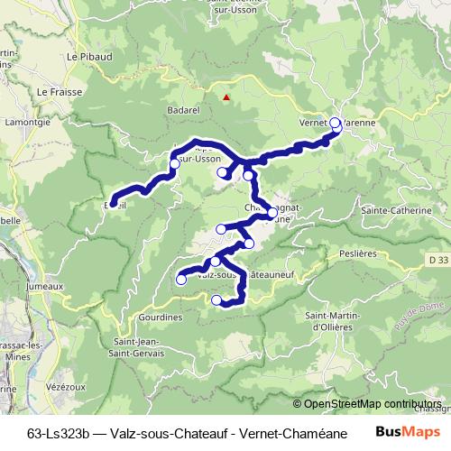 63-Ls323b bus Line Map