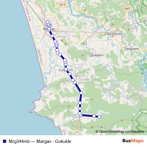 Mrg344mb bus Line Map