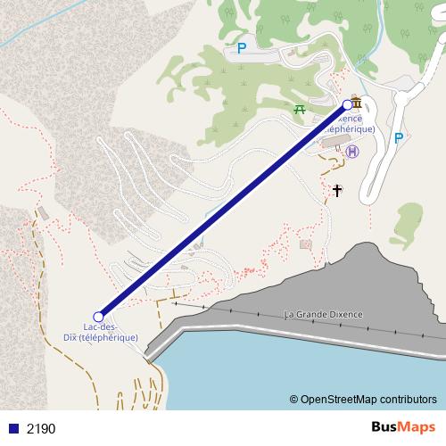 2190 cable-car Line Map