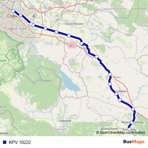 KPV 10222 rail Line Map
