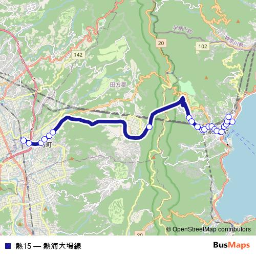 熱15 bus Line Map