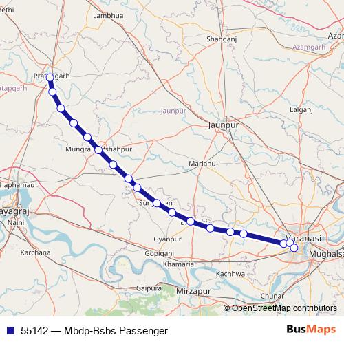 55142 rail Line Map