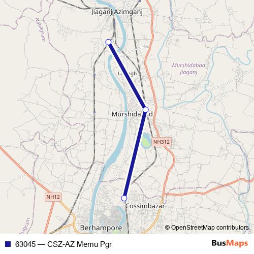 63045 rail Line Map
