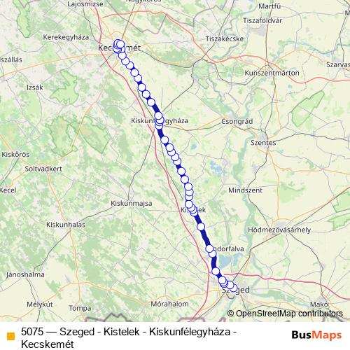 5075 bus Line Map