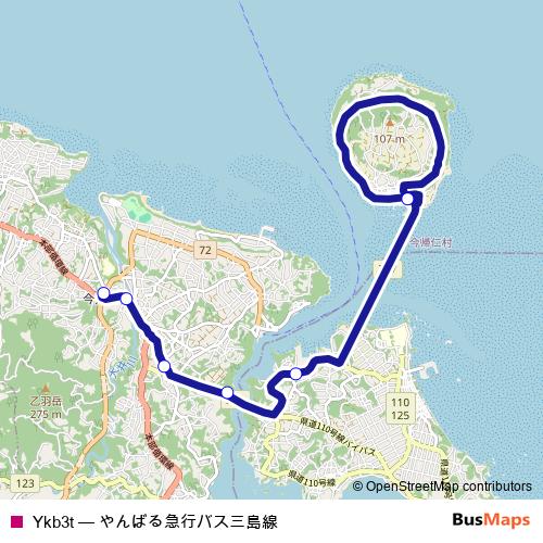 Ykb3t bus Line Map