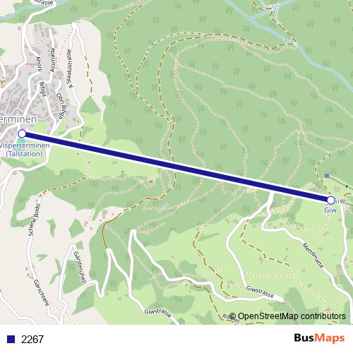 2267 cable-car Line Map