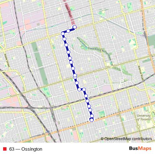 63 bus Line Map